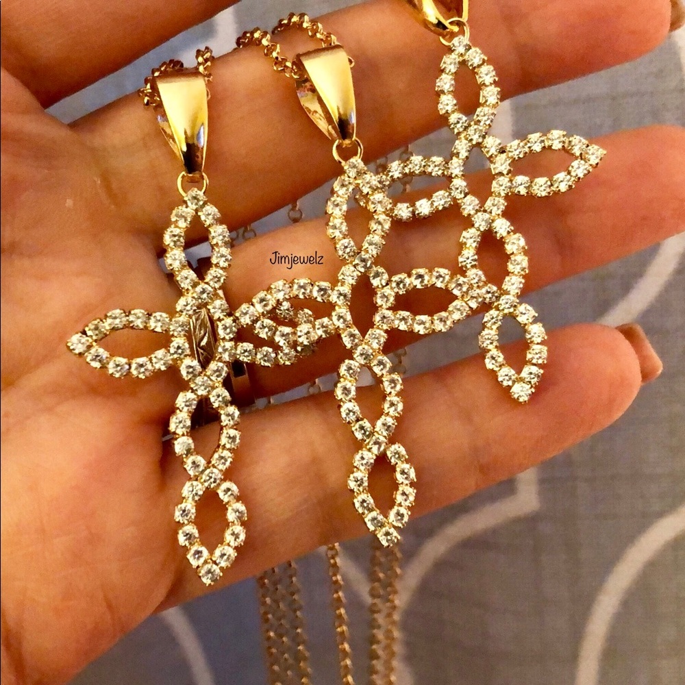 Crystal Cross necklace
